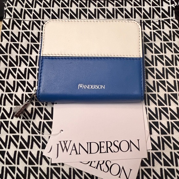 JW Anderson Puller Colorblock Leather Wallet/Coin Purse - Picture 1 of 8